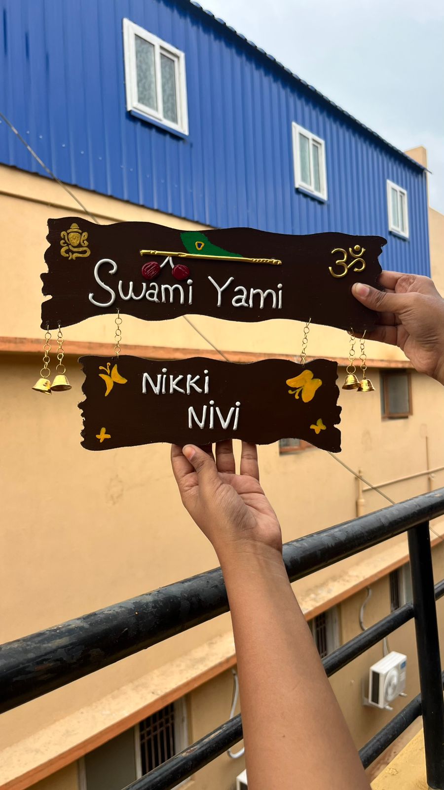 Normal Name Board 13*7 inch welcome name board - Lia Art Studio